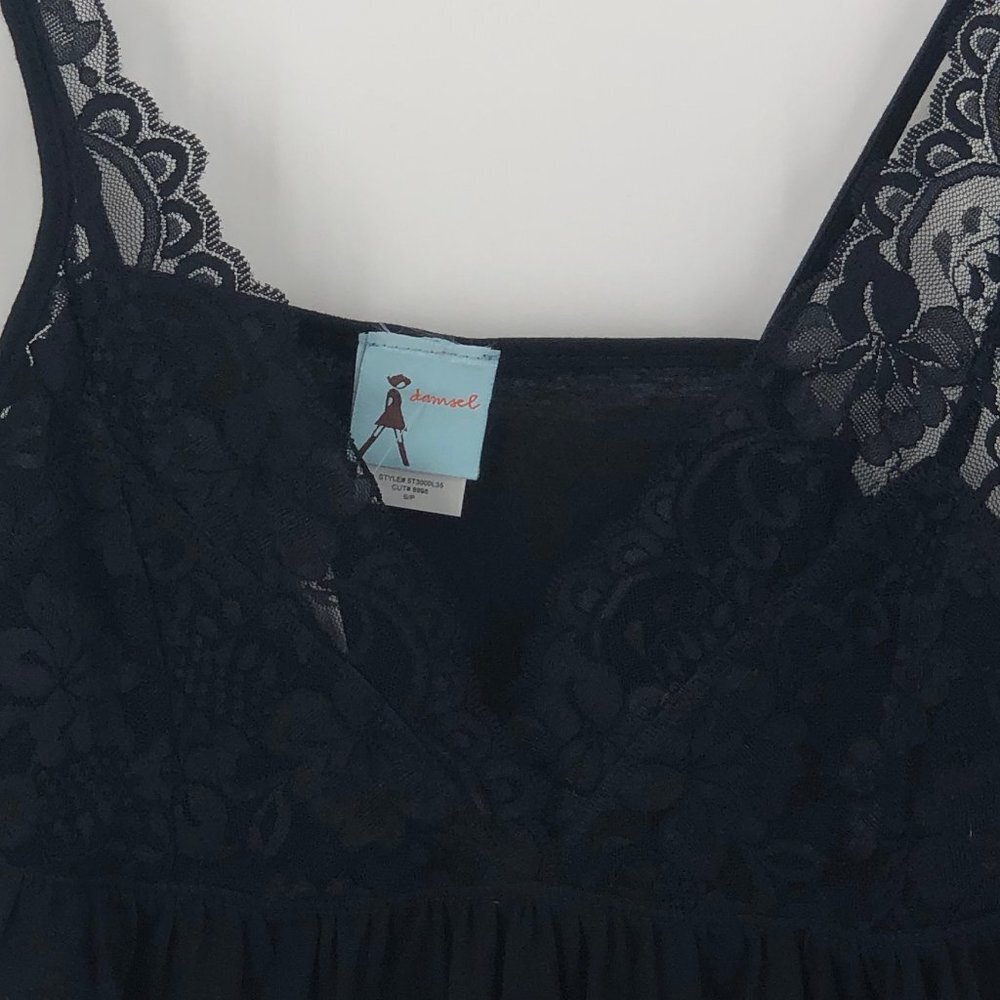 UO Damsel Black Lacy Camisole Small - Picture 3 of 7